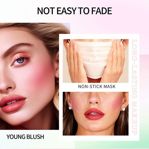 Face ColorChanging Blush Oil Tinted Makeup Natural Maquiagem Long Lasting Flush^ - Picture 10 of 19