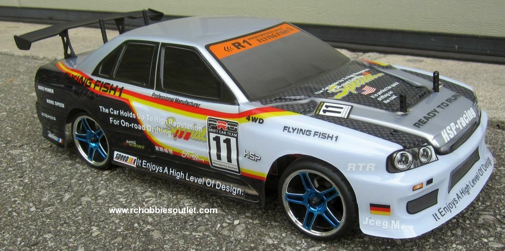 HSP 1/10 Pro 4WD Brushless RC Race Car with 2.4G & LIPO