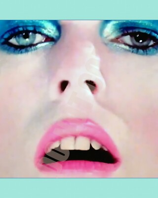 David Bowie Face Makeup Paint Close Up 8x10 Photo