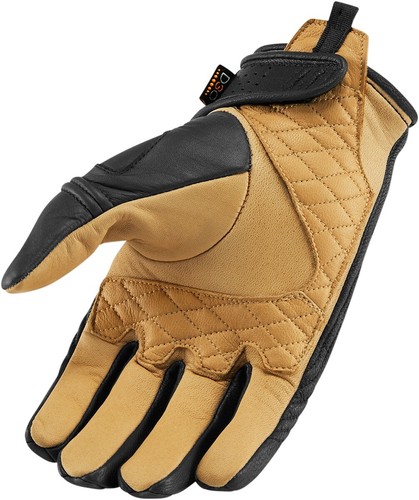 Icon 1000 AXYS Short Cuff Gloves - Black Men's Large 3301-2880 - Picture 2 of 2