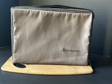 VTG Musicmovers Cassette Carrying Case Storage Holder 30-49 Tapes Travel Gray