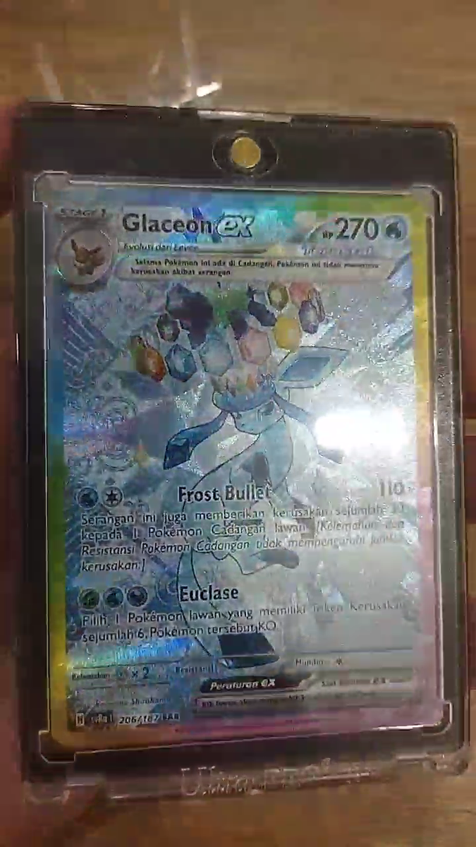 グレイシアex Glaceon SAR 206/187 Glaceon ex SV8a 206/187 SAR Special Art Rare Terastal