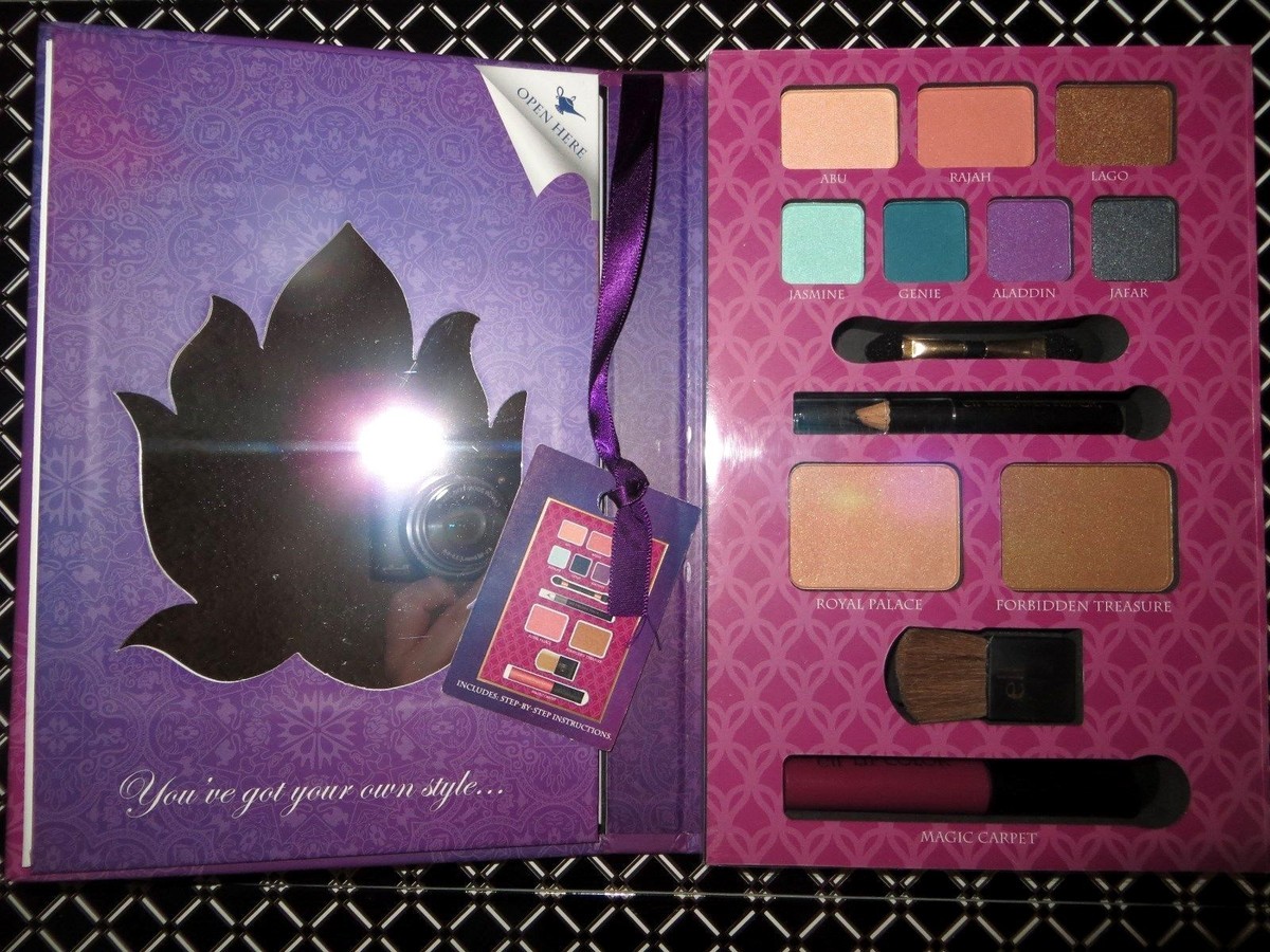 ELF e.l.f. DISNEY JASMINE ALADDIN 5 PIECE LOT BEAUTY BOOK LASHES