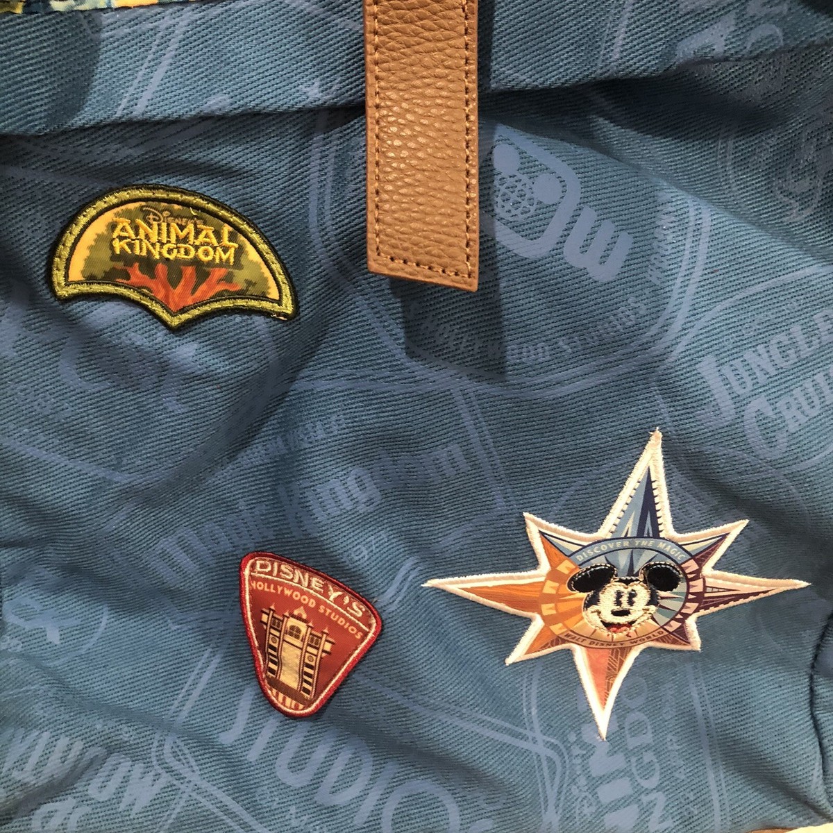 Walt Disney World 刺繍リュック 青 Walt Disney World Disney Parks Blue Backpack w/ Park Patches