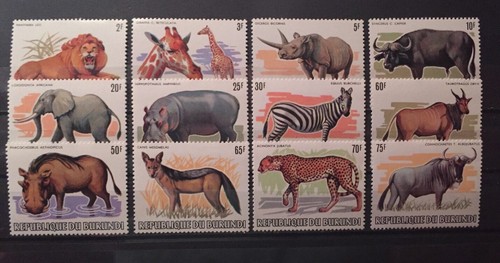 Burundi,Lion,S.C.#589-600 C.V.$110+,MNH  1 value missing, issued in 1983 - Photo 1 sur 2