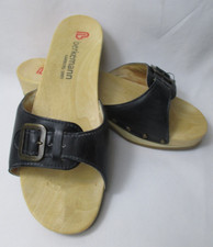 Vintage Berkemann Holz Clogs Damen Sandalen 8