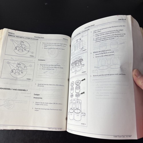 1998 Lincoln Town Car Workshop Manual (Volume 1 ONLY), OEM Shop, Repair, - Picture 9 of 16