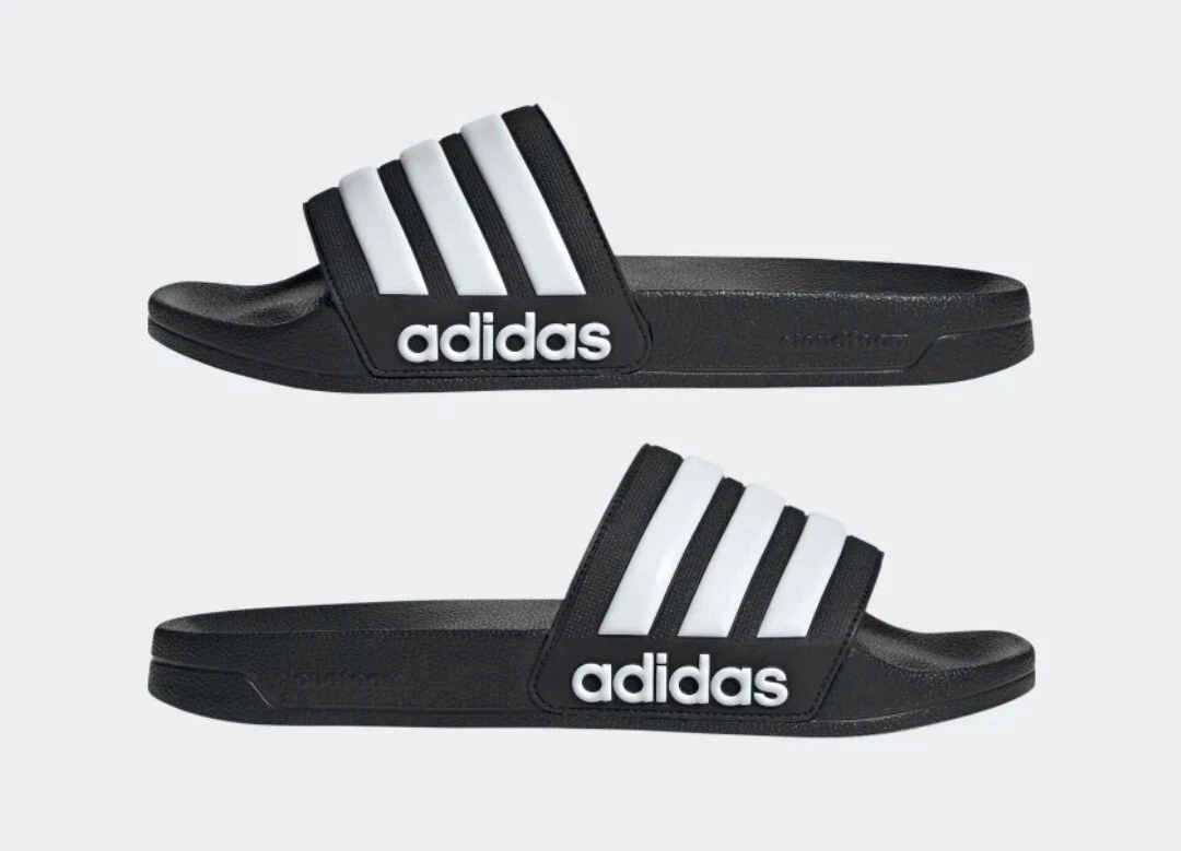 ADIDAS ADILETTE SHOWER BLACK SLIDES GZ5922 MENS SIZE 10 NEW WITH