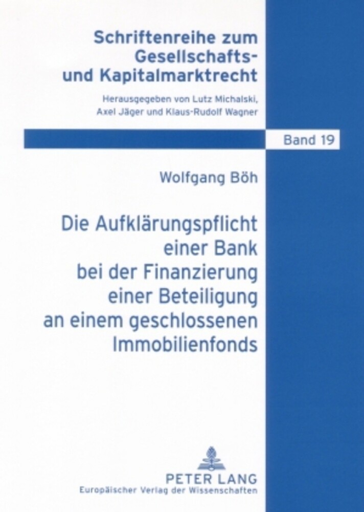 Thumbnail - Die Aufklärungspflicht Einer Bank Bei Der Finanzierung Einer