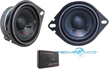 ALPHASONIK 2.75" 180 WATT 3 OHM DUAL CONE 2-WAY FULL RANGE SPEAKER NS275  