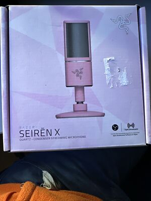 Razer Seiren X Streaming USB Kondensatormikrofon rosa stumme Taste NEU SCHNELL!