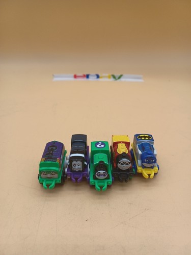 Lot of 5 Batman robin joker riddler Thomas The Train   Micro Mini Trains #1 - Picture 2 of 8