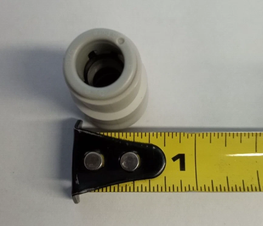 SMC KQ2H08-10A 8mmX10mm push-to-connect straight connector **10-pack** - Image 3 of 3