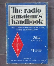 1943 ARRL Radio Amateur’s Handbook  20th Edition Softcover