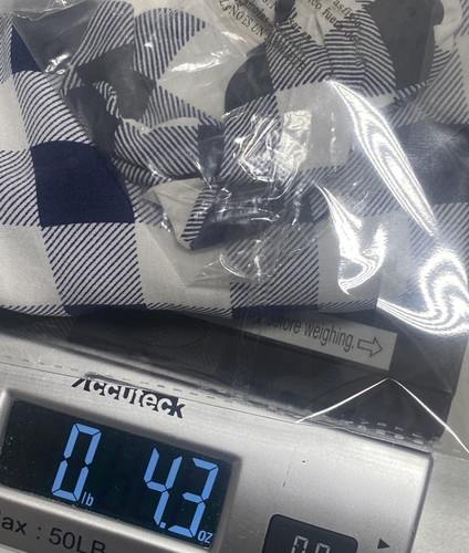 Epic Threads Dress Girls 8 Blue White Check Headband New - Picture 7 of 7