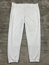 Costume Agent Mens Pants 2XL White Baseball Regular Casual Athletic