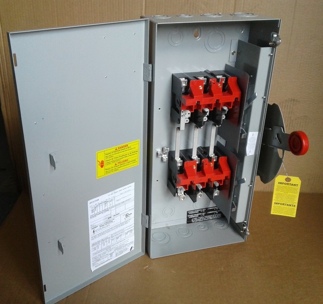 Cutler Hammer DT363UGK 100a 600v Double Throw Safety Switch 100 Amp Eaton for sale online eBay