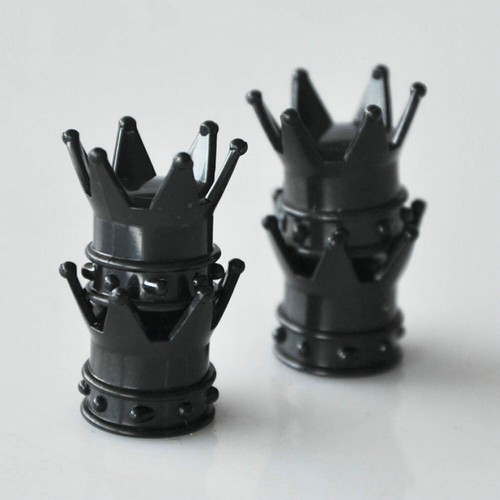 4pcs/set Crown Car Tire Air Valve Stem Cap Car Wheel Stem Dust Cover Accessories - Picture 18 of 19