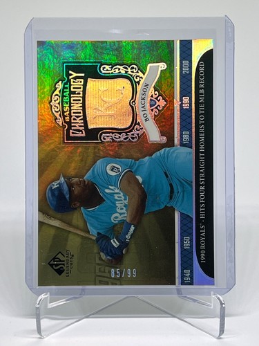 2006 SP Legendary Cuts Baseball Chronology Holofoil Bo Jackson #BC-BO /99 - Picture 1 of 2