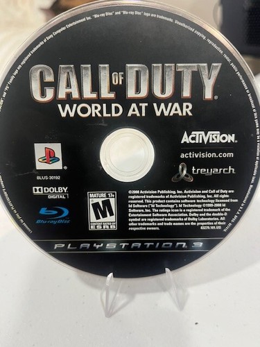 Call of Duty: World at War (PS3, 2008) NUR DISC OHNE TRACKING (#3168)