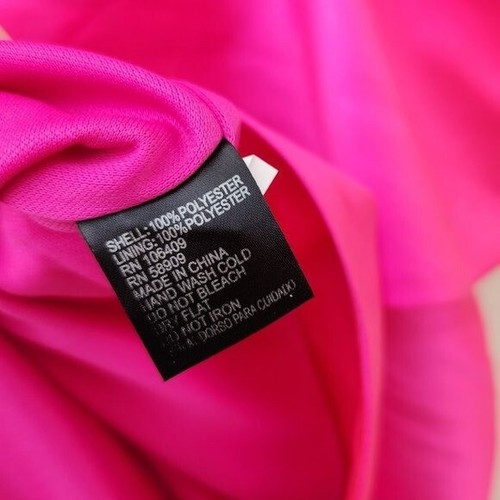 Vintage Gianni Bini Women Mini Barbiecore Ruffle Dress Sleeveless Pink Size L - Picture 7 of 7