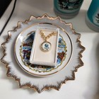 Stunning lot Vintage Charm Bracelet, Dish, Wall hang '74 expo World's Fair