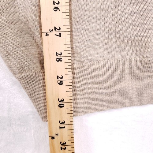 NWT Cutter & Buck Douglas Mens V-neck Sand Heather Pullover Sweater XL MCS01431 - Picture 5 of 7