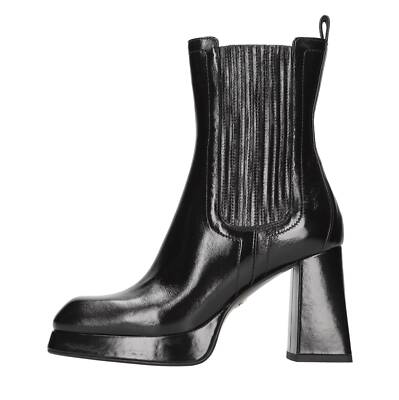 F222056 Harro Ankle Boots And Fringesine GIORGIO FABIANI Women Black Amt07_gior