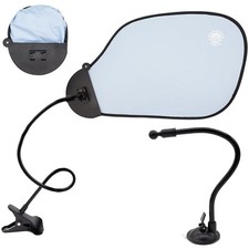 Laptop Sun Shade for Working Outside and Adjustable Clip, Adjustable Laptop S...