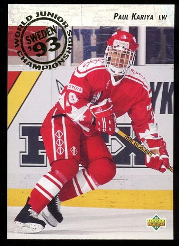 Paul Kariya RC 1992-93 Upper Deck #586 Rookie EX or Better