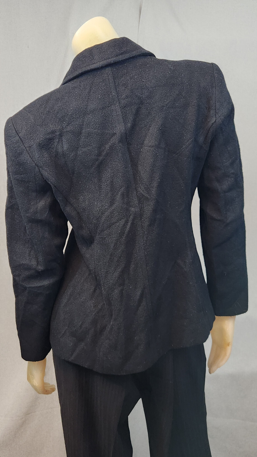 Finity Studio Solid Black Cashmere Wool Blend Jac… - image 3