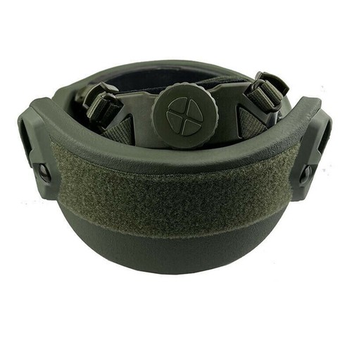 Tactical Uhmw-Pe Ballistic IIIA Bullet Proof Helmet Size M Medium Green - Picture 9 of 11