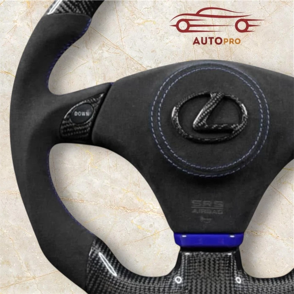 LEXUS VOLANTE DE FIBRA DE CARBONO REAL PARA LEXUS SC300,400 IS300 IS200. Foto 2 de 4