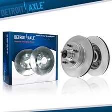 RWD 301mm Front Brake Rotors WITH HUB for 1990-02 Chevy Astro Safari 4-Wheel ABS