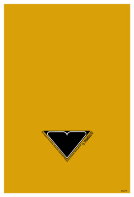Movie Poster 4 film El triangulito.Thresome triangle.Room home art decor design