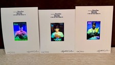1991 Silver Star NOLAN RYAN CAL RIPKEN DAVID JUSTICE Signed Proofs 114/1000 Holo