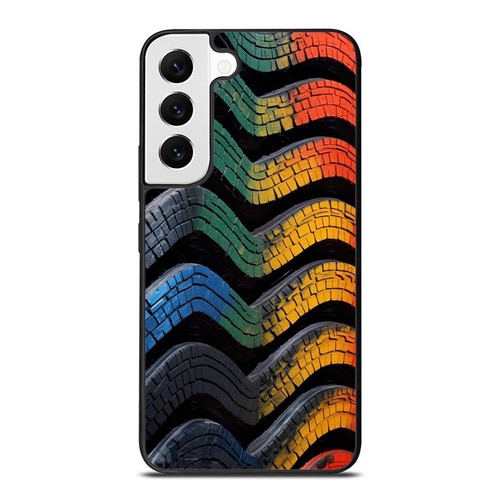 treads car tire rubber Anti scratch Cover For Samsung S21 S22 S23 S24 Ultra FE - 第 5/25 張圖片