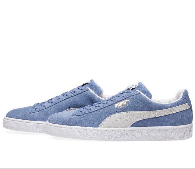 puma suede infinity blue