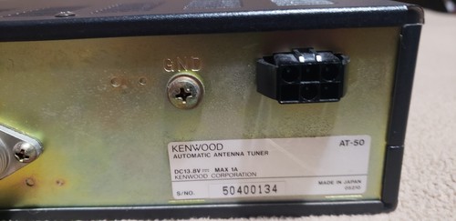 KENWOOD AT 50 AUTO ANTENNA TUNER FOR KENWOOD TS 50S - Zdjęcie 7 z 8