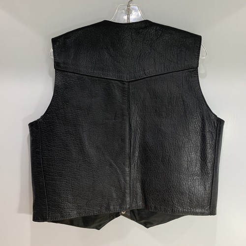 Renegade Biker leather Vest Black size 46 - Picture 7 of 13