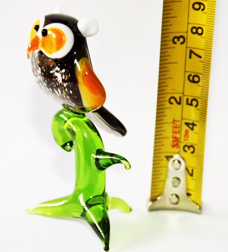Murano Style Art Craft Color Glass Figurines "Birds,Parrots,Ducks,Owls " N88 - Picture 66 of 138