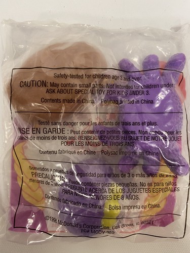 Vintage 1996 McDonalds Halloween McNugget Spinne Happy Meal Spielzeug Nugget #1 - Bild 2 von 2