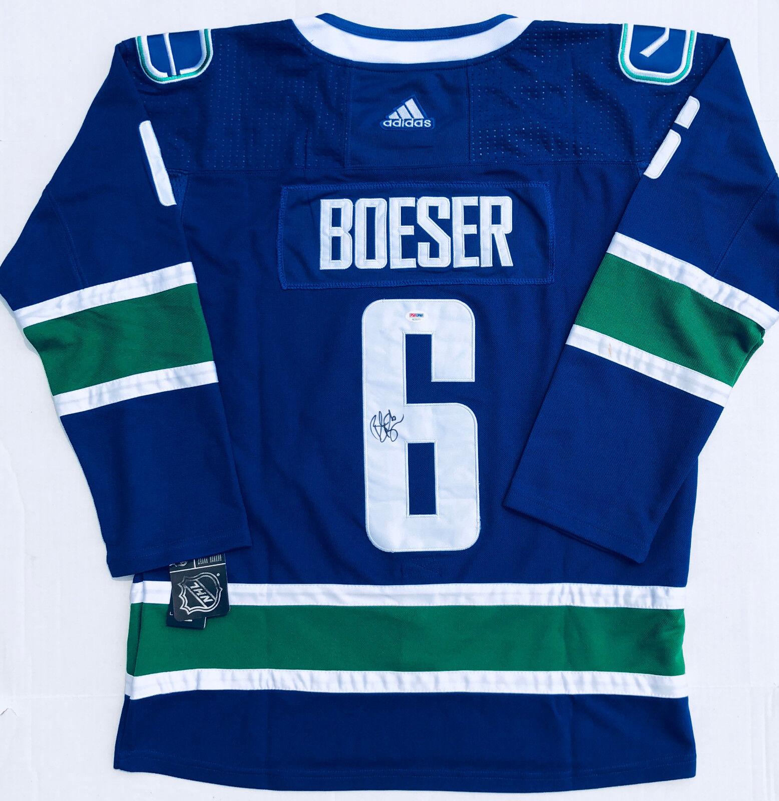 Brock Boeser Autographed Signed Vancouver Canucks Jersey PSA/DNA COA Hockey