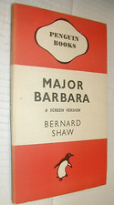 G George BERNARD SHAW: Major Barbara 1st PENGUIN Ed 1945 1st Screen Version Play
