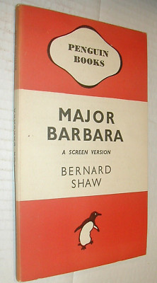 G George BERNARD SHAW: Major Barbara 1st PENGUIN Ed 1945 1st Screen Version Play