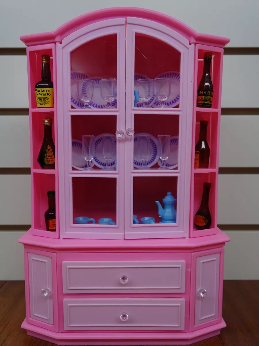 Pink 2024 china cabinet