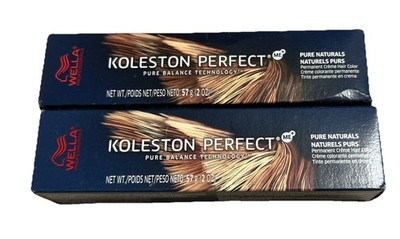 WELLA - LOT Of 2 Koleston Perfect Me + Permanent Hair Color Pure 2oz 7/0