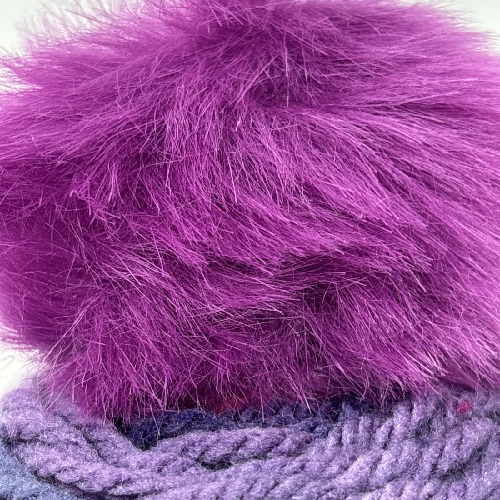 Caron Chunky Cupcakes Yarn Purple Pink Blue Pom Pom Self Striping ...