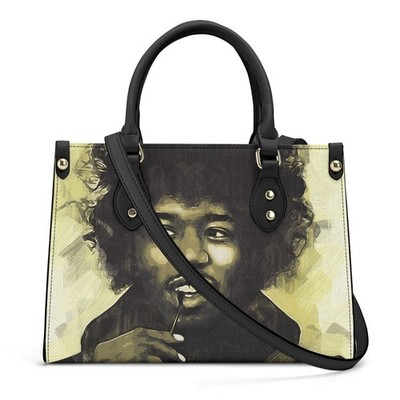 Jimi Hendrix - Little Wing - Leather HandBag With Shoulder Strap