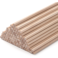 HolzstäBe 100 StüCk Ø 5Mm, 15Cm Lang, Bastelholz FüR Handwerk
